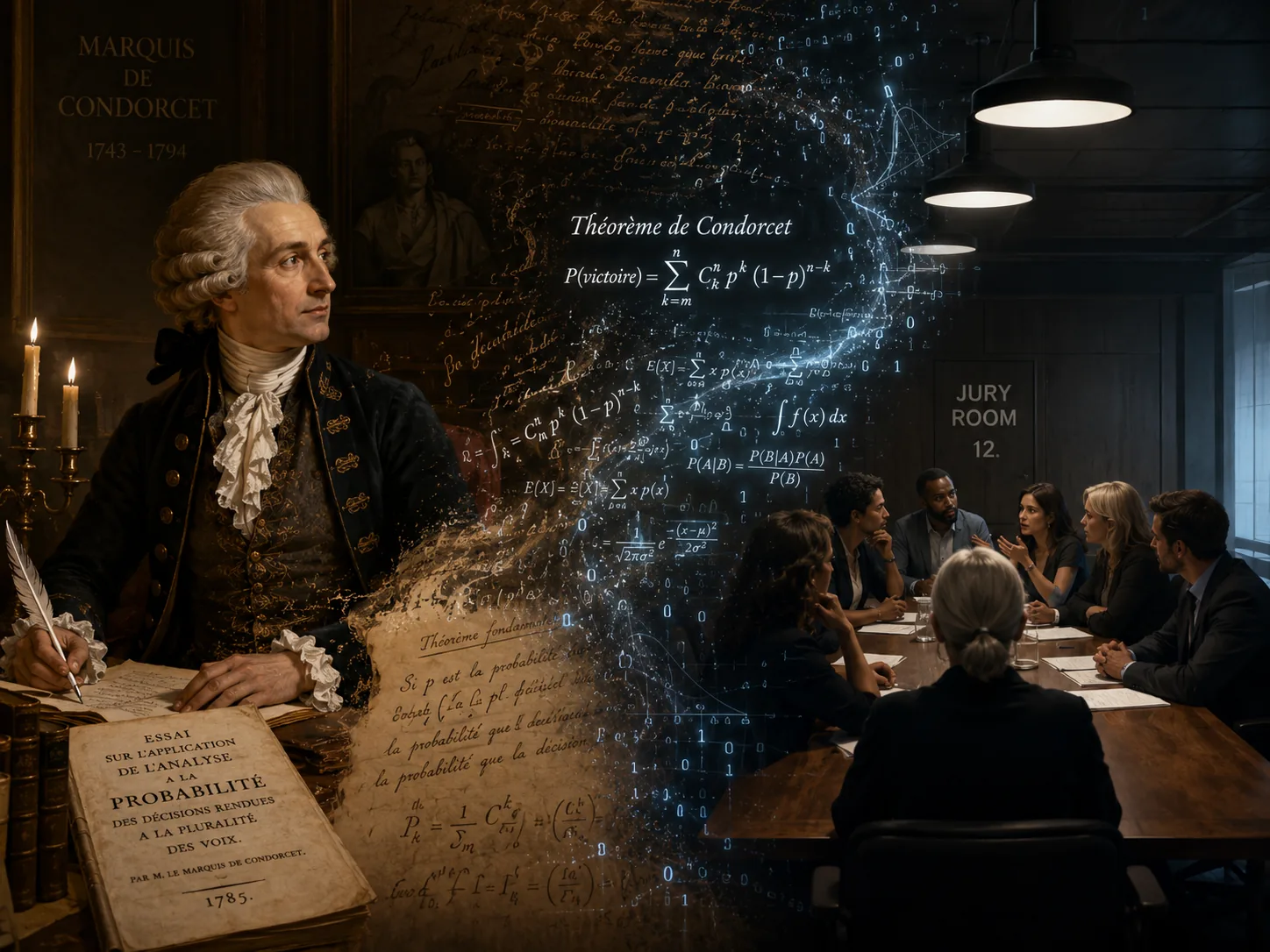Das Condorcet-Jury-Theorem: Die 240 Jahre alte Mathematik hinter besseren Entscheidungen