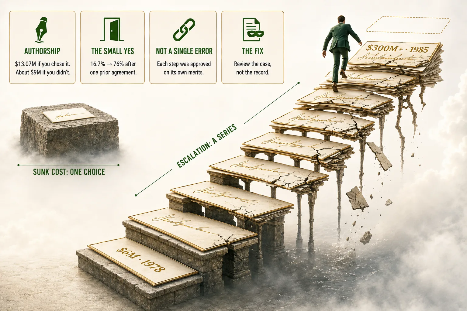 Escalation of Commitment: Why Teams Keep Funding the Failing Project